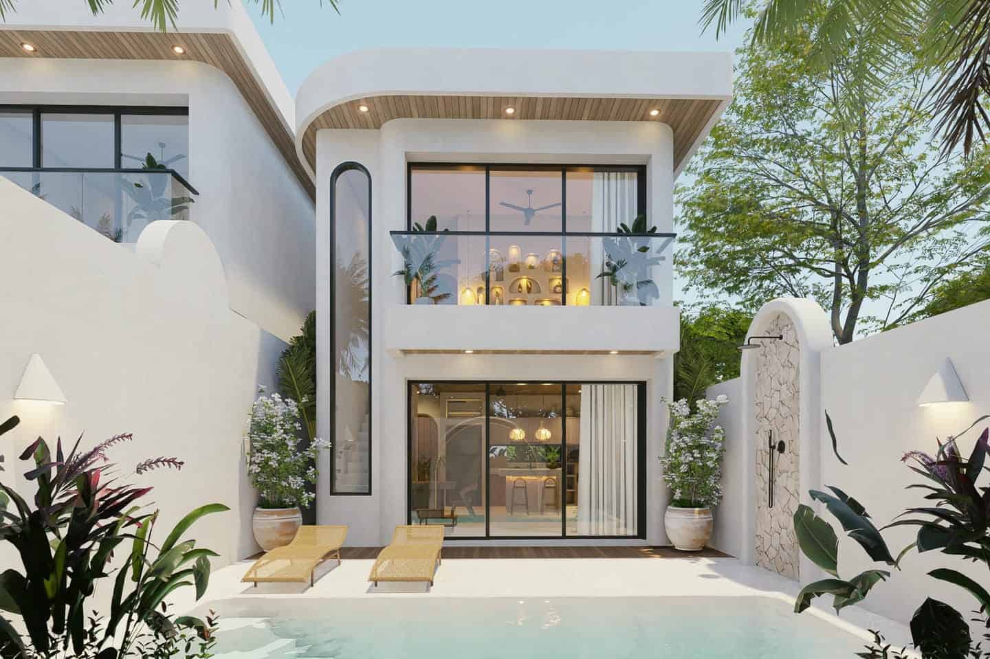 MODERN MEDITERRANEAN 1 BEDROOM VILLA FOR SALE LEASEHOLD IN BINGIN BE-1965 